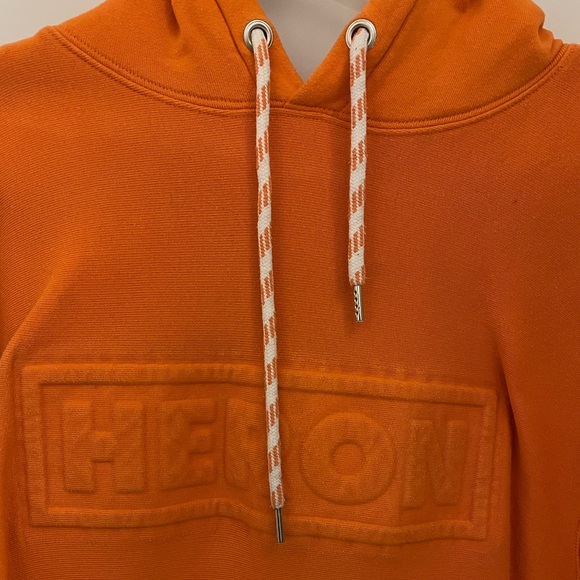 Heron Preston Orange Hoodie - Picture 6 of 10